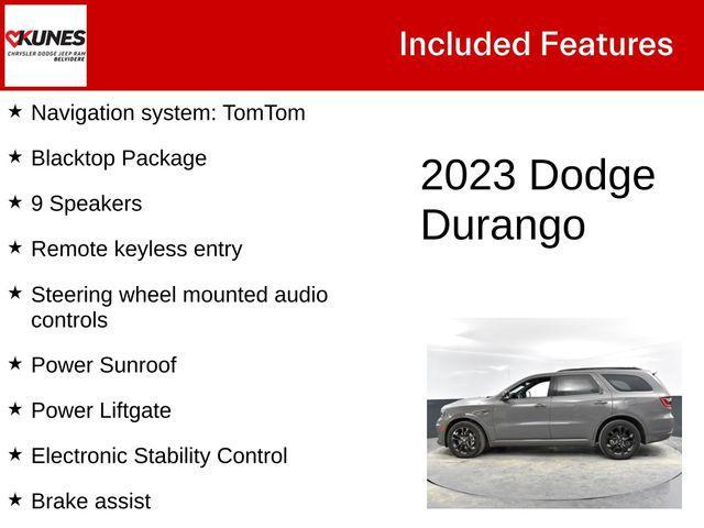 used 2023 Dodge Durango car, priced at $39,500