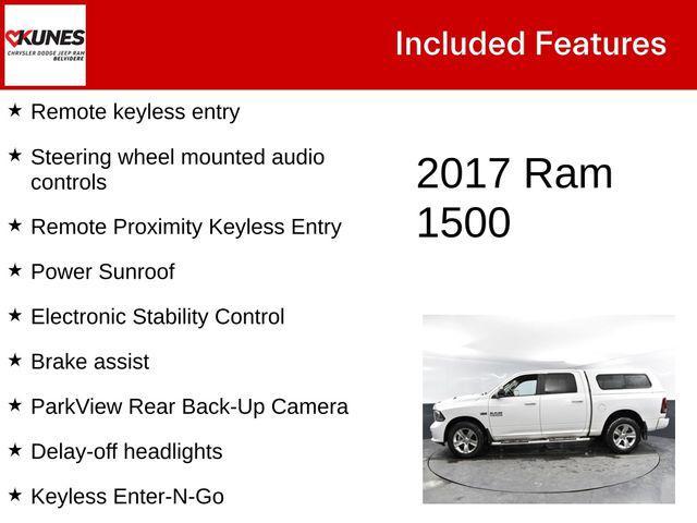 used 2017 Ram 1500 car, priced at $24,523