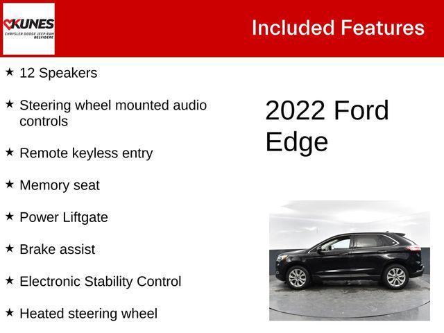 used 2022 Ford Edge car, priced at $21,500