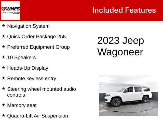 used 2023 Jeep Wagoneer car, priced at $44,000