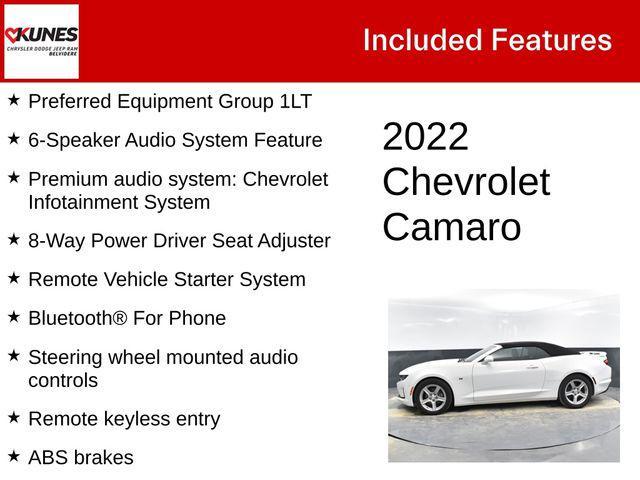 used 2022 Chevrolet Camaro car, priced at $19,668