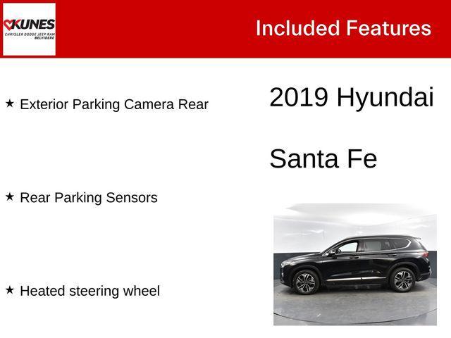 used 2019 Hyundai Santa Fe car, priced at $19,900