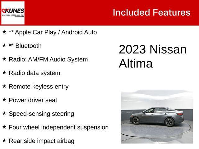 used 2023 Nissan Altima car, priced at $19,876