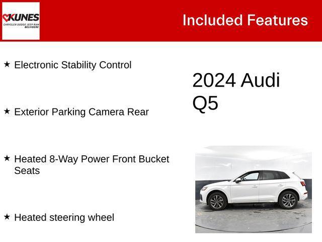 used 2024 Audi Q5 car, priced at $36,900