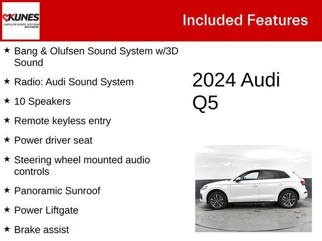 used 2024 Audi Q5 car, priced at $36,900