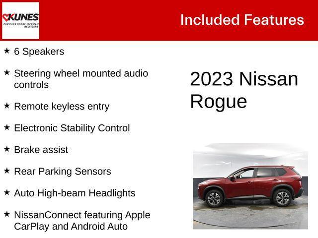 used 2023 Nissan Rogue car, priced at $19,300