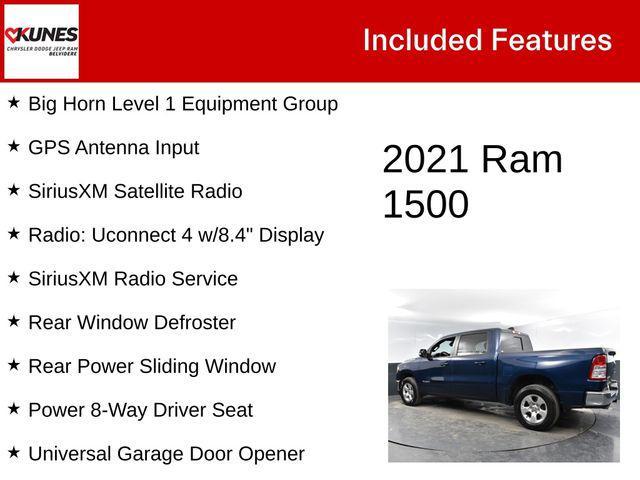 used 2021 Ram 1500 car, priced at $33,400