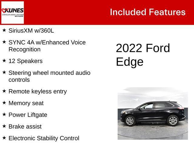 used 2022 Ford Edge car, priced at $19,000