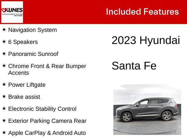 used 2023 Hyundai Santa Fe car, priced at $18,527