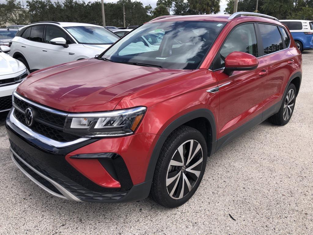 used 2022 Volkswagen Taos car, priced at $20,495