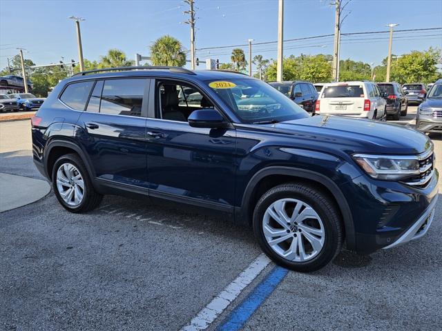 used 2021 Volkswagen Atlas car, priced at $18,395