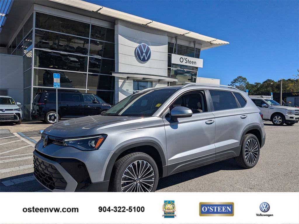 new 2025 Volkswagen Taos car, priced at $26,995