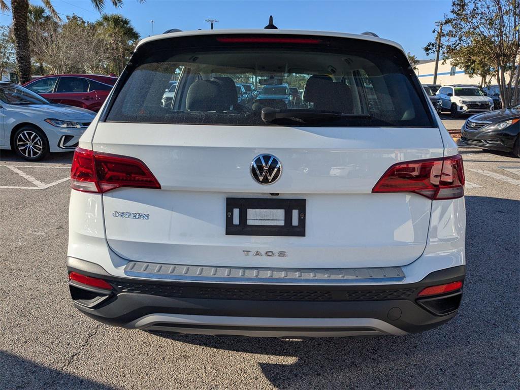 used 2023 Volkswagen Taos car, priced at $18,995