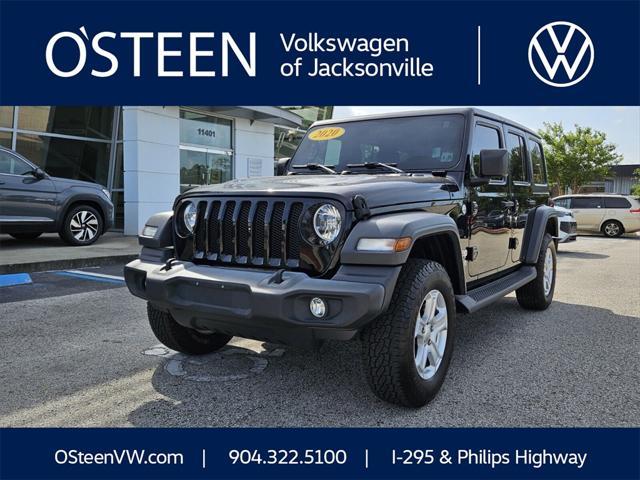 used 2020 Jeep Wrangler Unlimited car, priced at $23,995