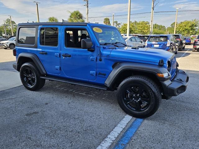 used 2022 Jeep Wrangler Unlimited car, priced at $33,795