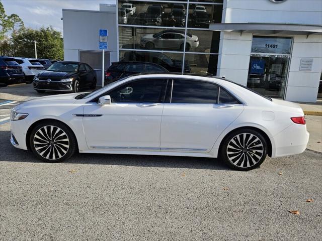 used 2017 Lincoln Continental car, priced at $24,995