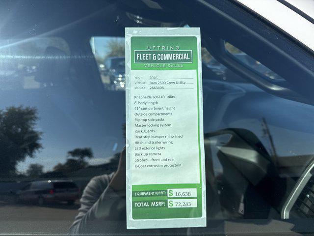 new 2026 Ram 2500 car, priced at $68,374