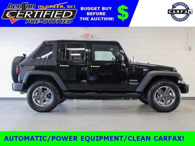 used 2015 Jeep Wrangler Unlimited car, priced at $21,500