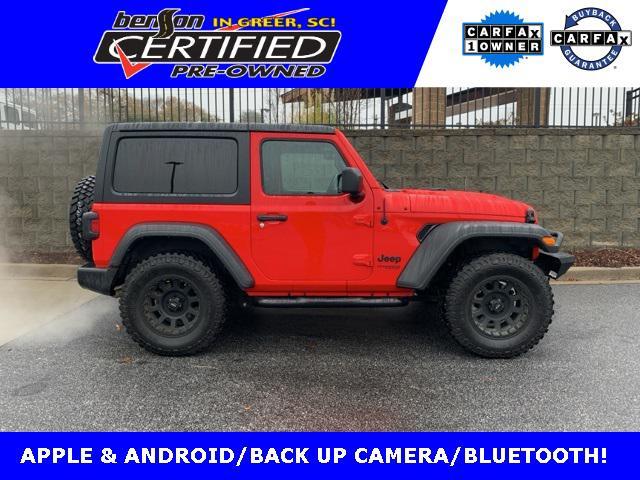 used 2021 Jeep Wrangler car, priced at $30,000