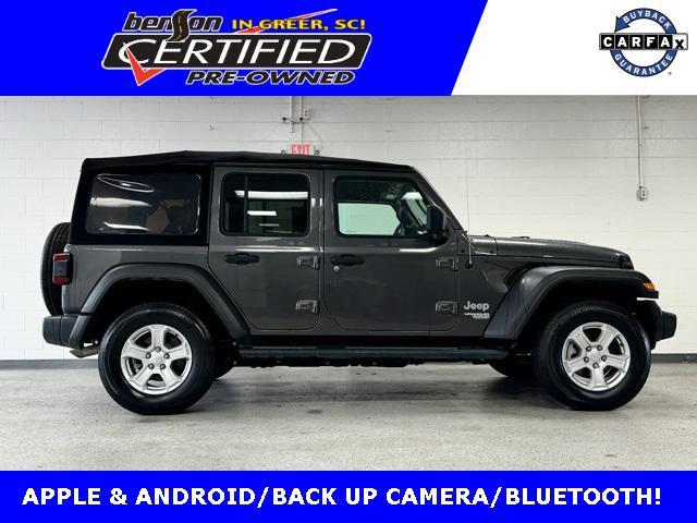 used 2020 Jeep Wrangler Unlimited car, priced at $29,000