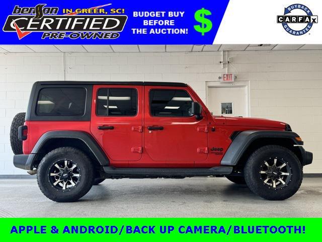 used 2018 Jeep Wrangler Unlimited car, priced at $20,750