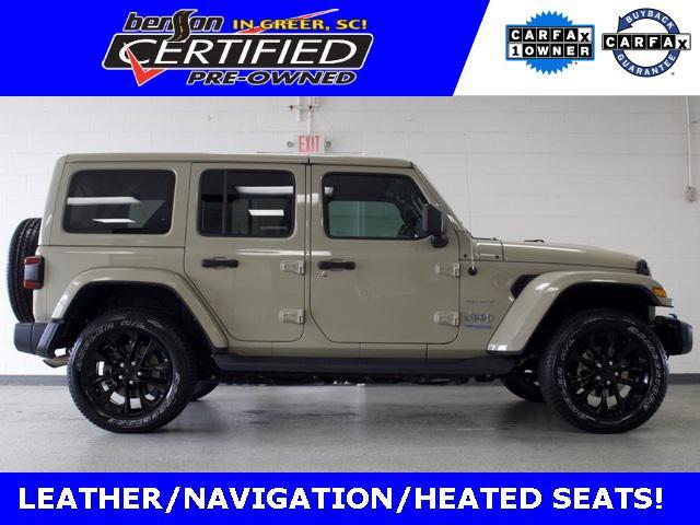 used 2022 Jeep Wrangler Unlimited 4xe car, priced at $35,750
