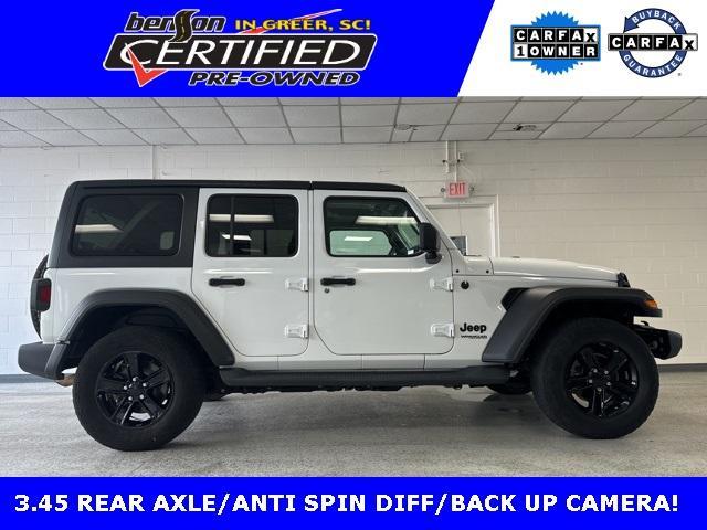 used 2021 Jeep Wrangler Unlimited car, priced at $33,800