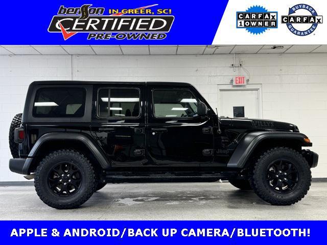 used 2021 Jeep Wrangler car, priced at $30,500