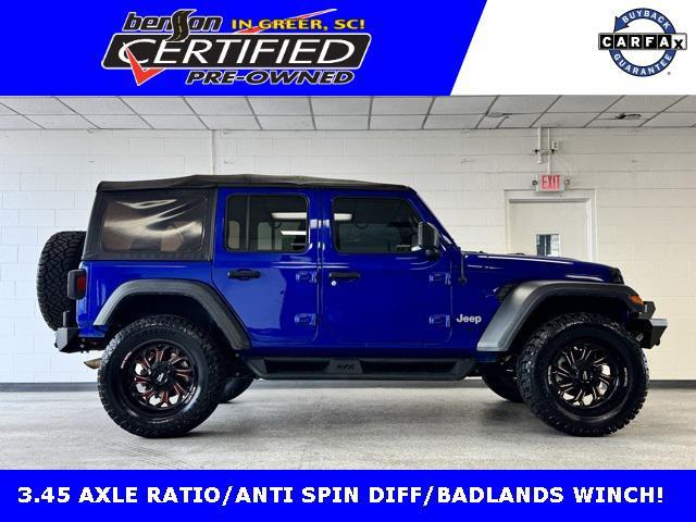 used 2018 Jeep Wrangler Unlimited car, priced at $23,750