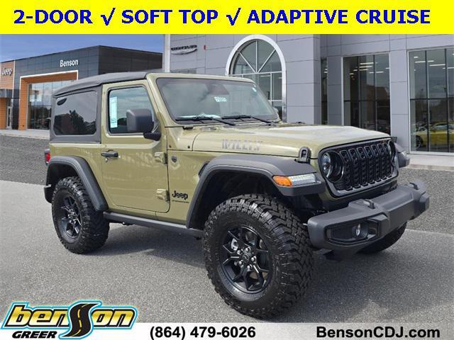 new 2025 Jeep Wrangler car, priced at $39,398