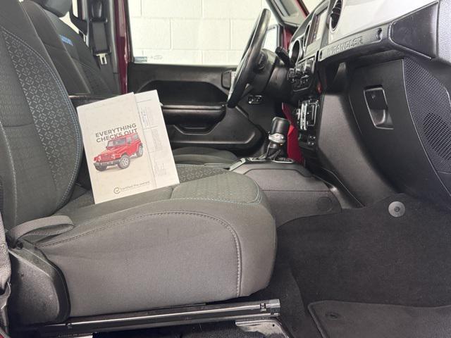 used 2021 Jeep Wrangler Unlimited car, priced at $31,400