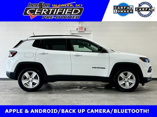 used 2022 Jeep Compass car, priced at $23,500