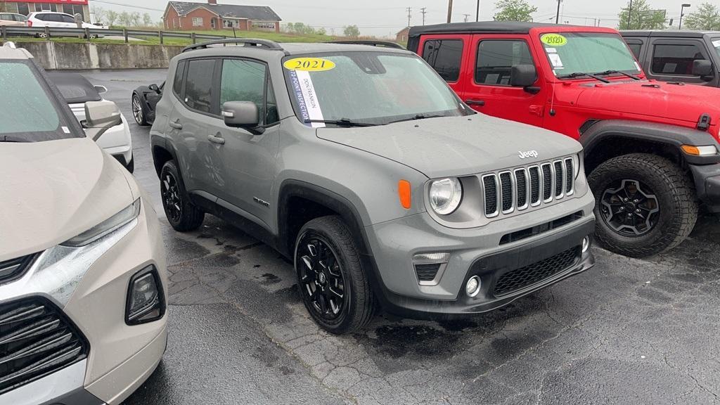 used 2021 Jeep Renegade car, priced at $23,521