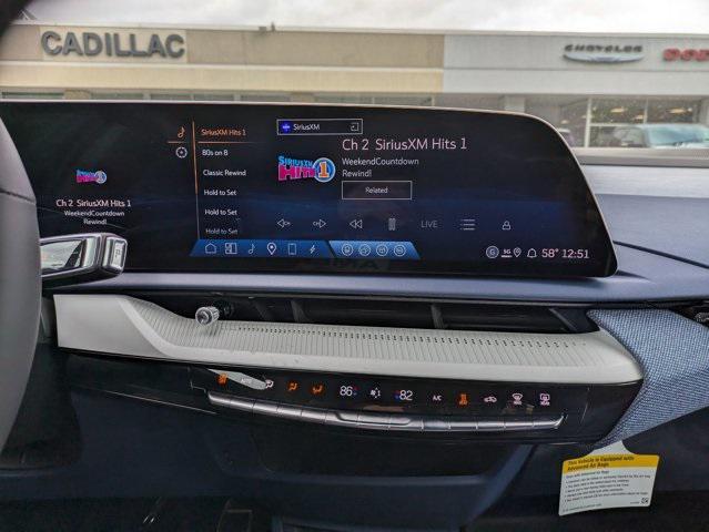 new 2025 Cadillac OPTIQ car, priced at $59,780