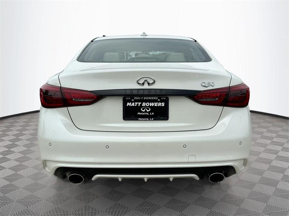 new 2024 INFINITI Q50 car, priced at $49,040