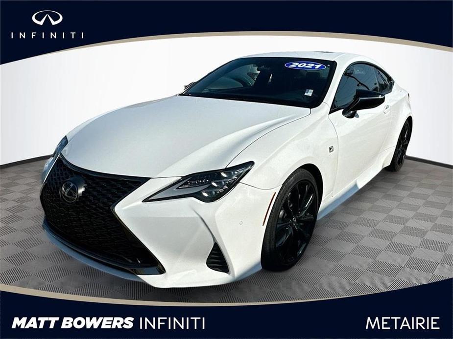 used 2021 Lexus RC 350 car, priced at $35,400