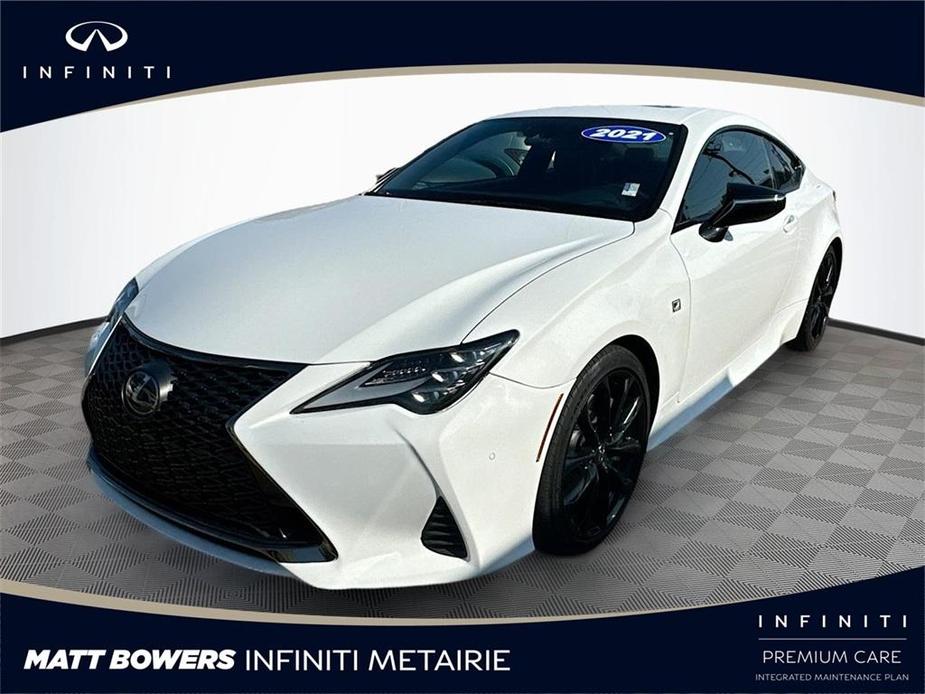 used 2021 Lexus RC 350 car, priced at $31,400