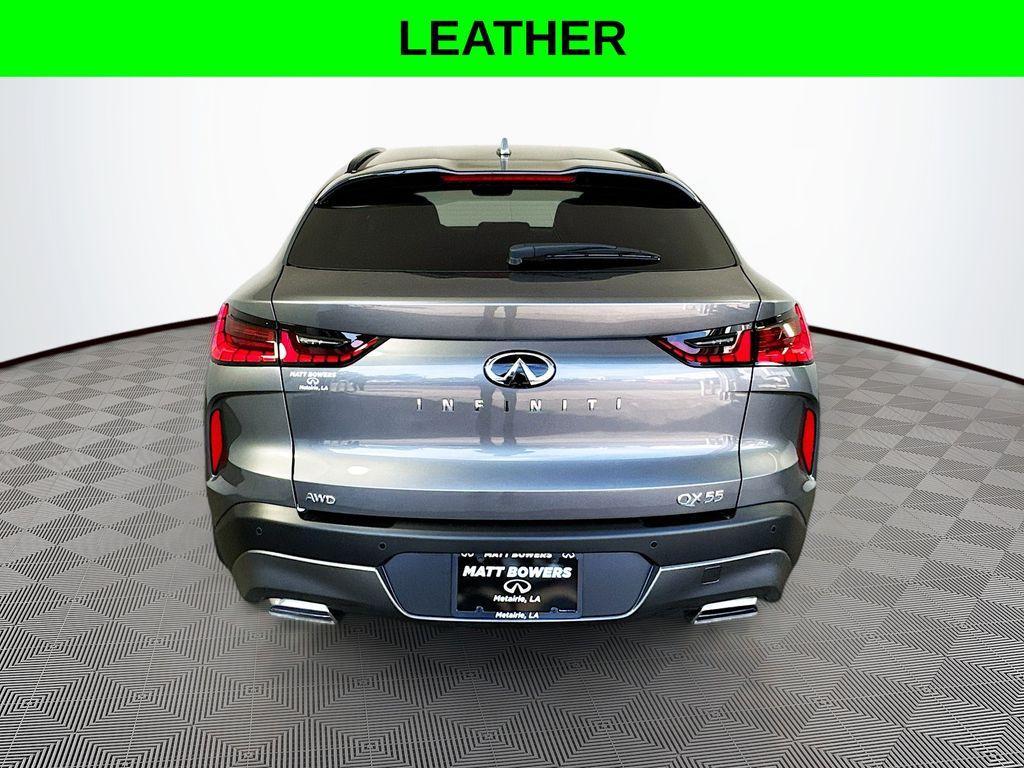 new 2025 INFINITI QX55 car, priced at $53,660