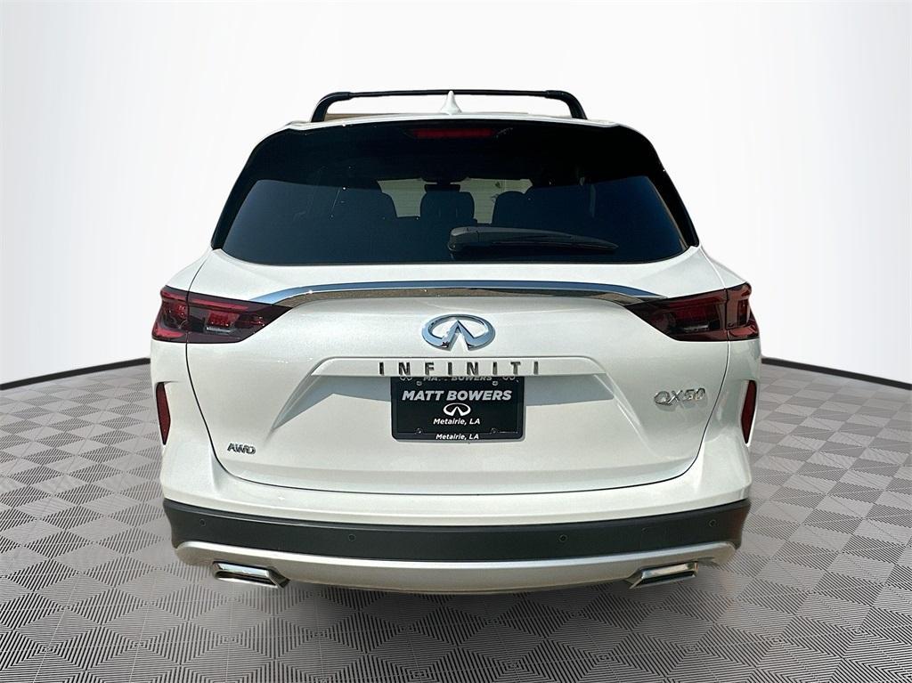 new 2025 INFINITI QX50 car, priced at $49,537