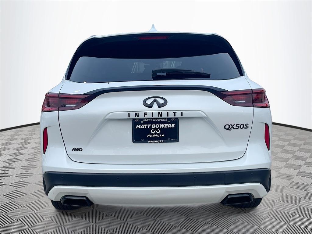 new 2025 INFINITI QX50 car, priced at $53,670