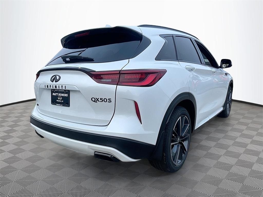 new 2025 INFINITI QX50 car, priced at $53,670