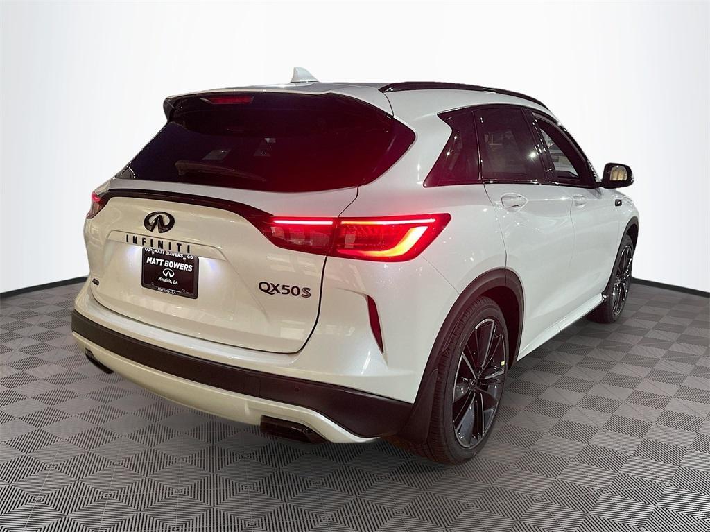 new 2025 INFINITI QX50 car, priced at $53,670