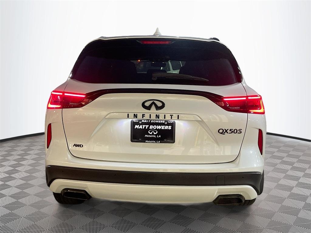 new 2025 INFINITI QX50 car, priced at $53,670