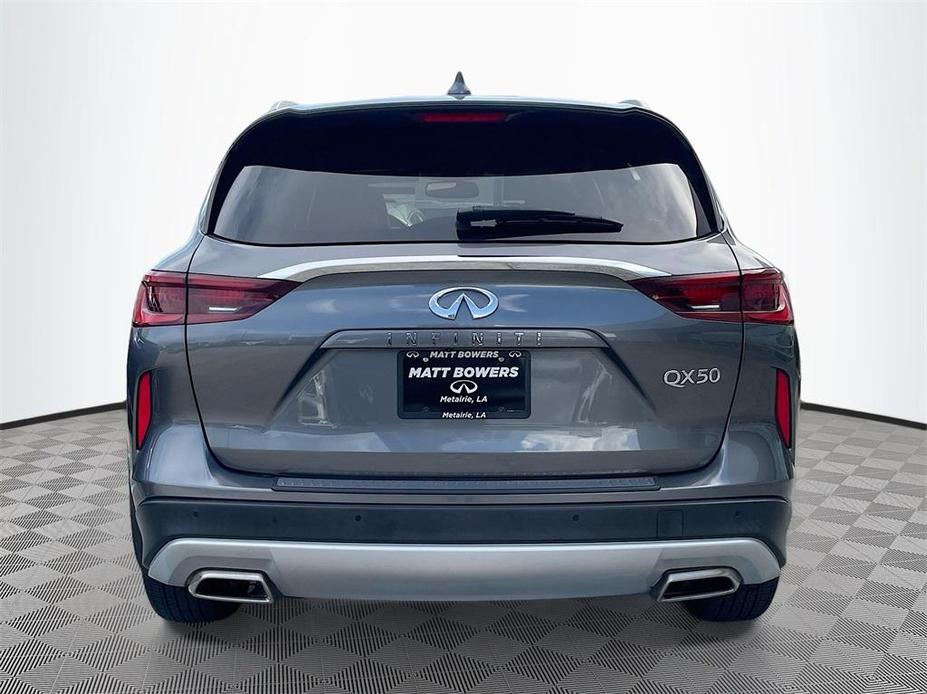 used 2022 INFINITI QX50 car, priced at $33,400