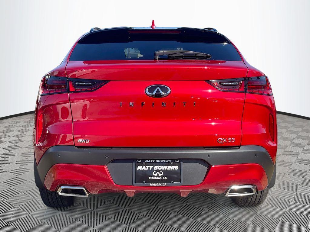 new 2025 INFINITI QX55 car, priced at $53,767