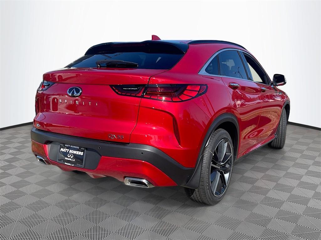 new 2025 INFINITI QX55 car, priced at $53,767
