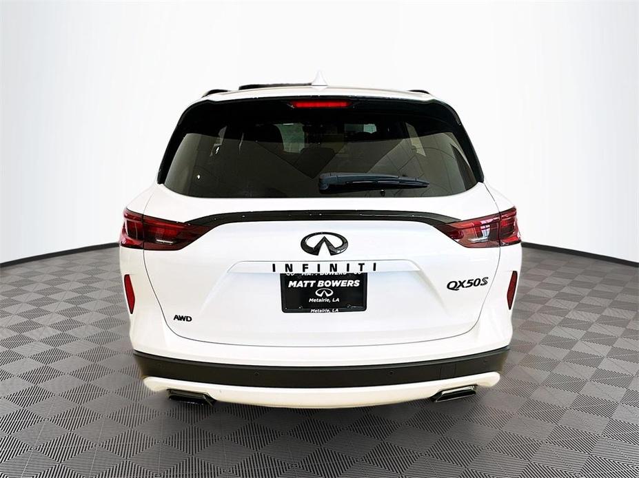 new 2025 INFINITI QX50 car, priced at $53,535