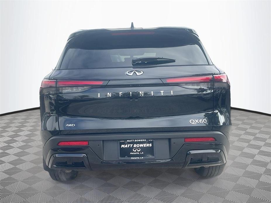 new 2025 INFINITI QX60 car, priced at $59,580