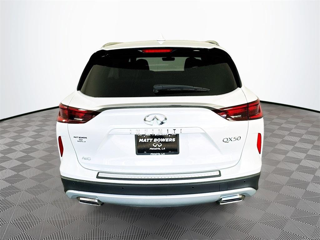 new 2025 INFINITI QX50 car, priced at $49,062