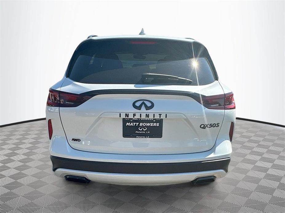 new 2025 INFINITI QX50 car, priced at $52,022